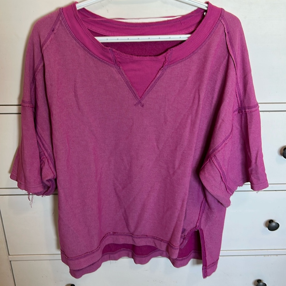 Free People Movement Rugby Tee - size small